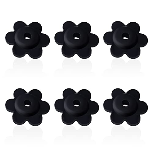 NQ Garden Flag Rubber Stopper, Holder for Indoor and Outdoor Yard Garden Flag Pole Stand, 6-Pack (Only Stoppers) - Image 1