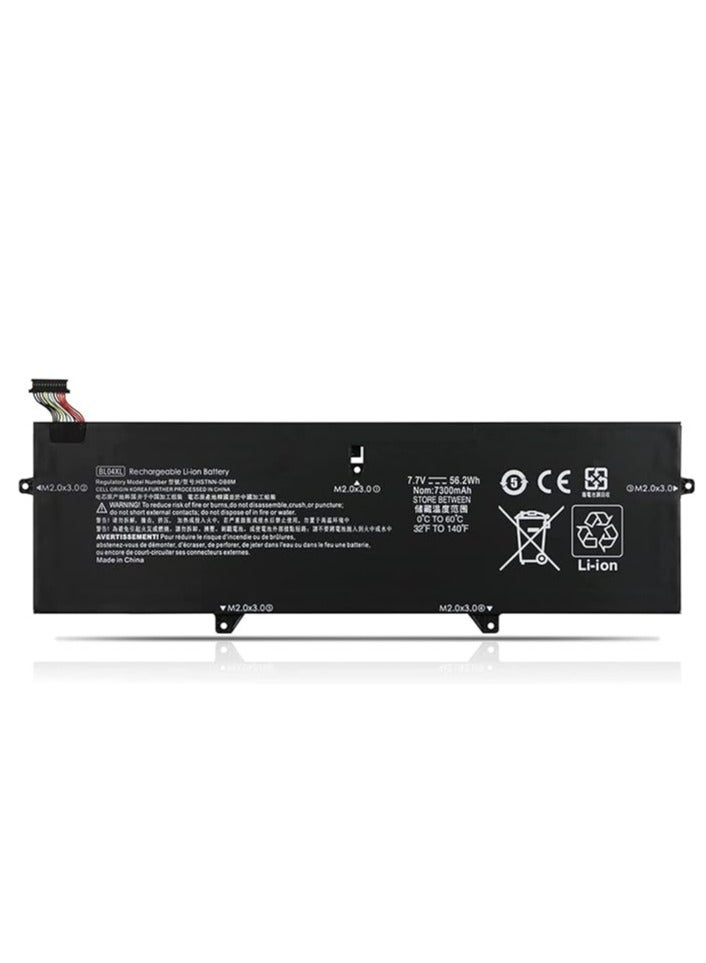 Terabyte BL04XL BL04056XL HSTNN-DB8M HSTNN-UB7N HSTNNUB7N L07041-855 L07041855 L07353-241 L07353-2C1 L07353-541 Laptop Battery Replacement for HP EliteBook X360 1040G5 G6 Series (7.7V 56Wh) - Image 1