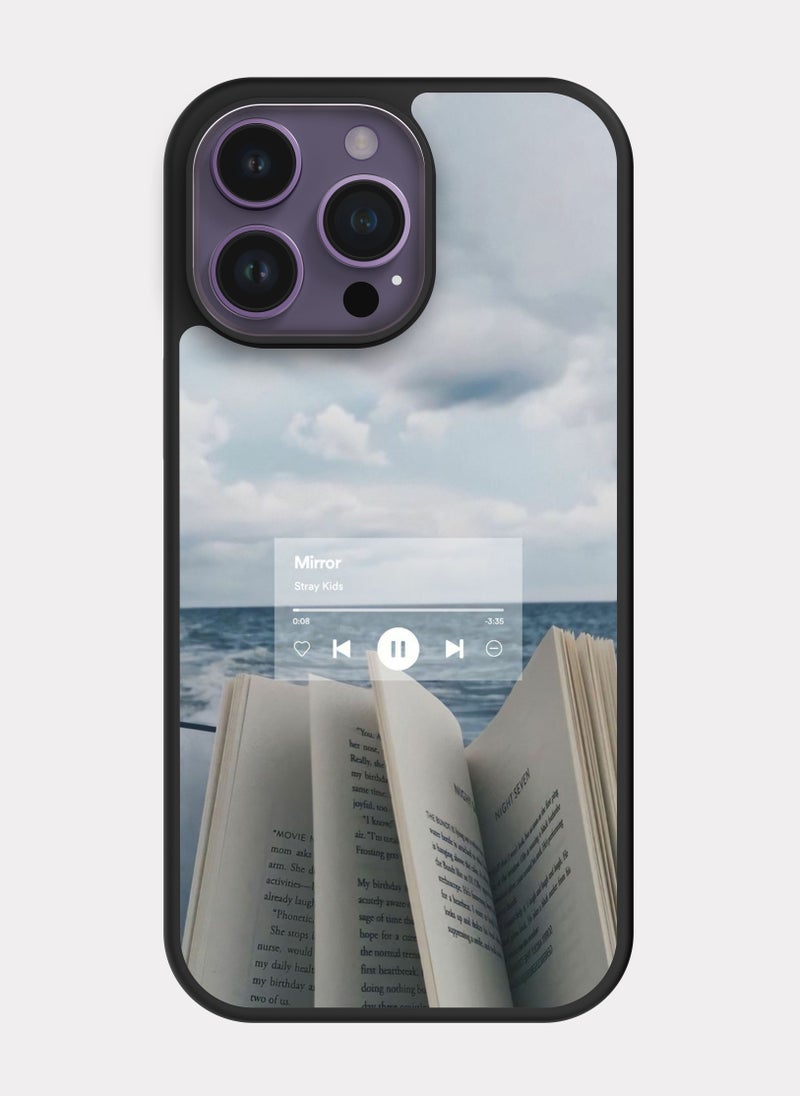 PXLAAT iPhone 14 Pro Max case cover Sea and Book - Image 1