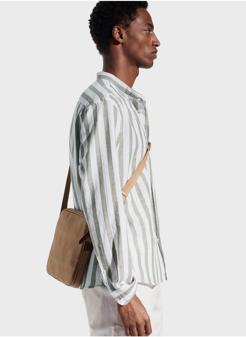 Mango Man - Striped Slim Fit Shirt - Image 1