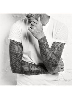 6 Sheets Temporary Tattoos for Men Women Neck Arm Body Tattoo Sticker Body Art Make up Temporary Tattoo Custom Paper Transfer Fake Tattoo