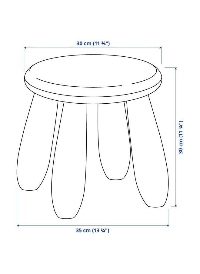 erorex - Children'S Stool, In/Outdoor/Yellow - Image 1