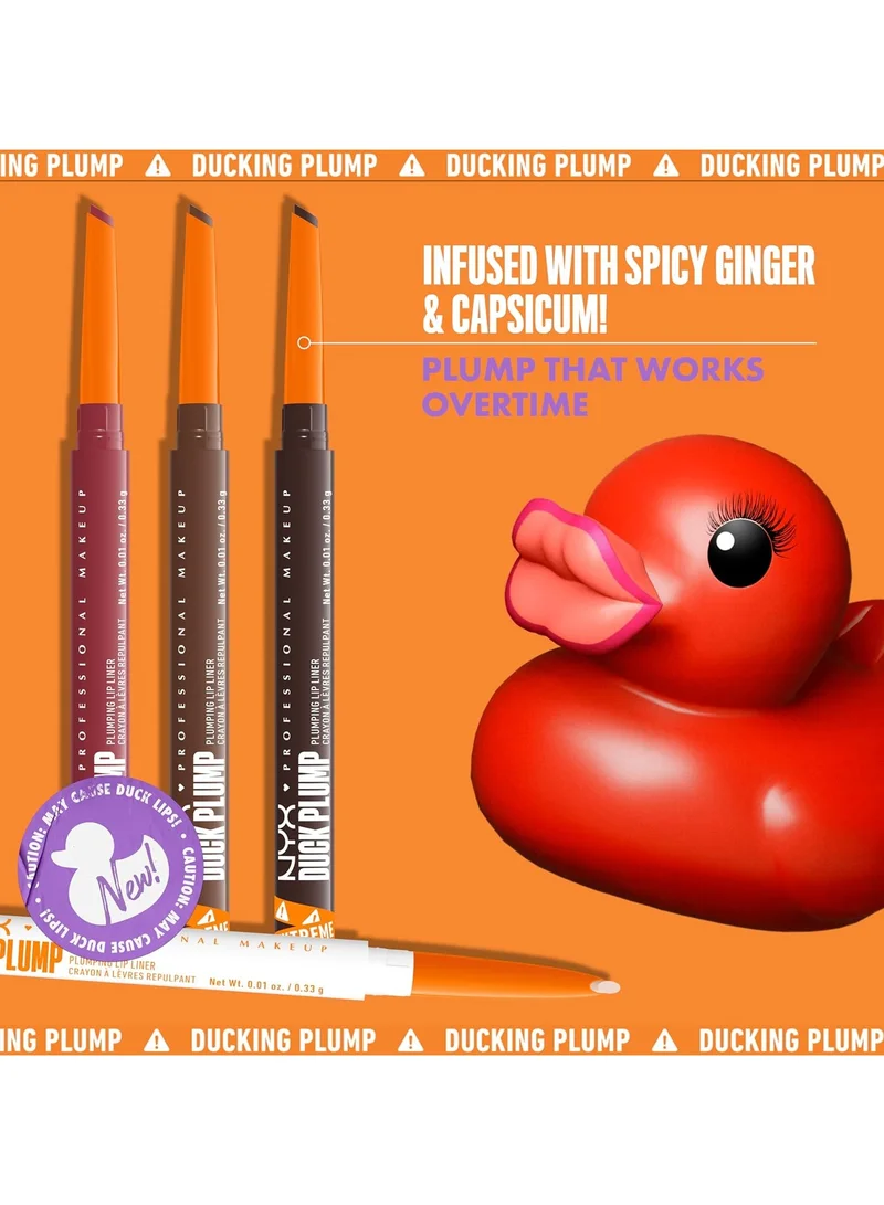 NYX PROFESSIONAL MAKEUP Duck Plump Plumping Lip Liner Lip Liner Up To 10 Hr Wear Matte Finish Beige Boost