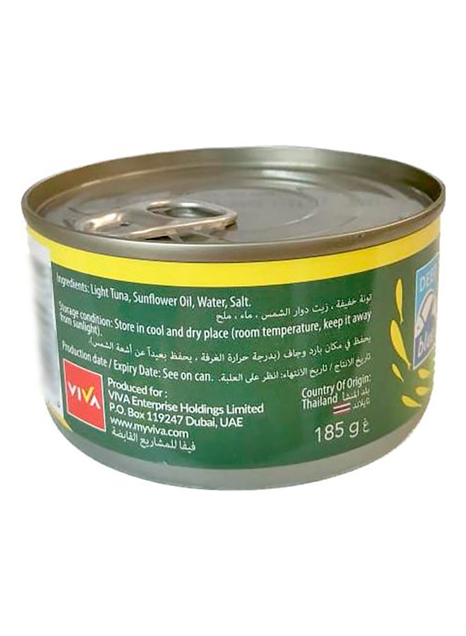 DEEP blue Tuna Flakes In Sunflower 185g - Image 2