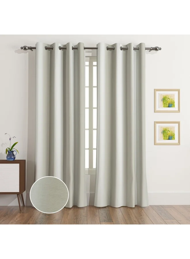 Home Box Dolorez Otus 2-Piece Jacquard Curtain Set 135 x 240 cm