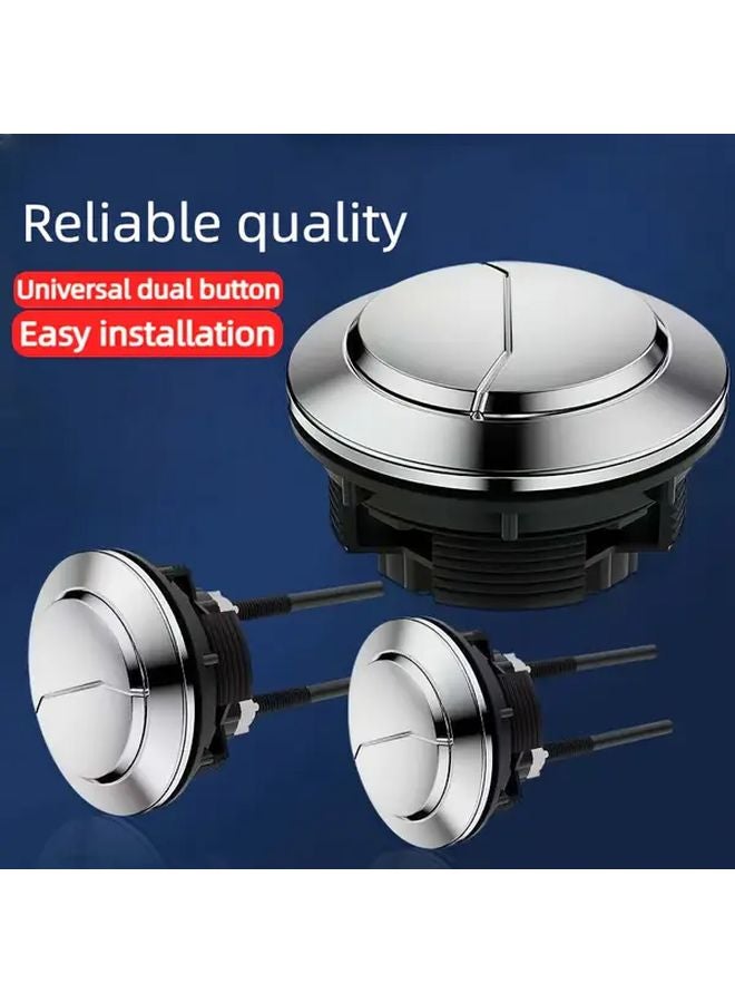 زر طرد عام للمرحاض بديل زر طرد مزدوج بقضيب تمديد قابل للتعديل 1 مجموعة - Image 2