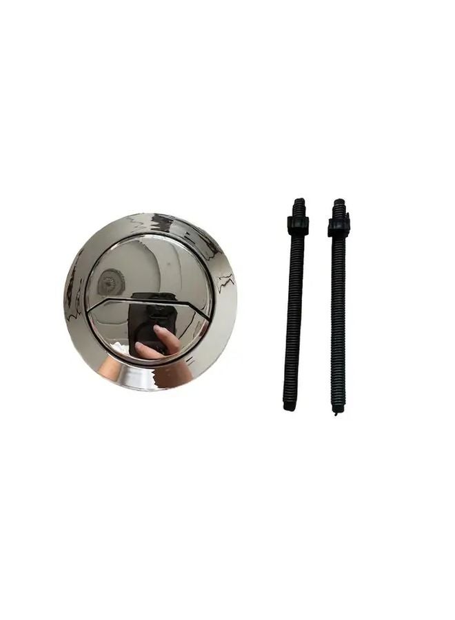 زر طرد عام للمرحاض بديل زر طرد مزدوج بقضيب تمديد قابل للتعديل 1 مجموعة - Image 1