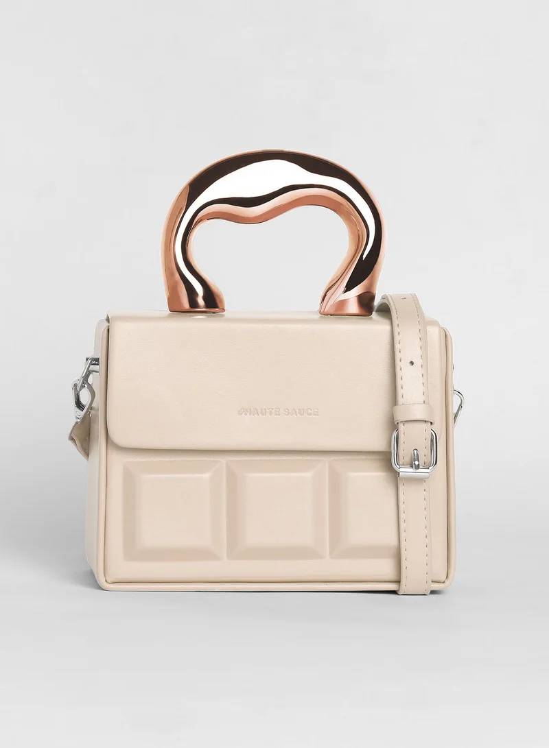 Haute Sauce Women's The Caldera Quilt Hand Bag - Beige