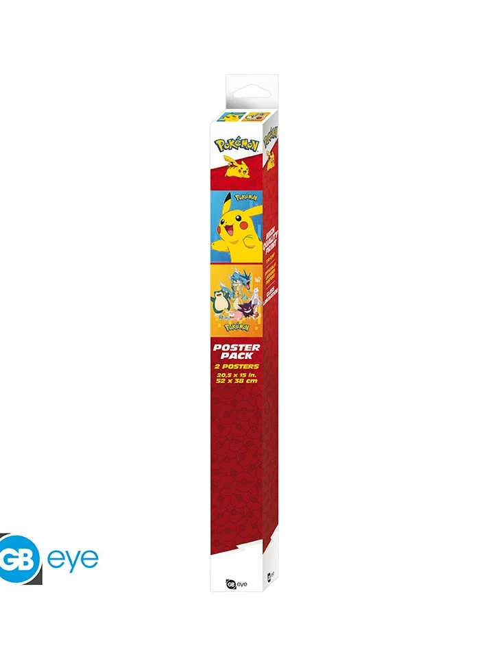 Abystyle  ABYstyle Pokemon - Set 2 Chibi Posters Colourful Characters (52X38)  | Best Price UAE