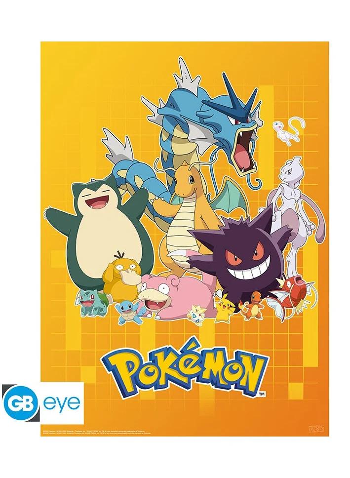 Abystyle  ABYstyle Pokemon - Set 2 Chibi Posters Colourful Characters (52X38)  | Best Price UAE