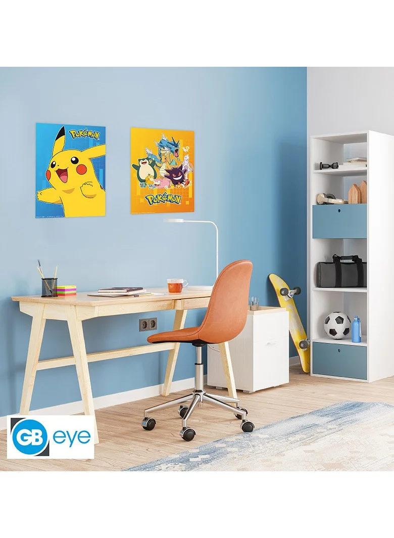 ABYstyle ABYstyle Pokemon - Set 2 Chibi Posters Colourful Characters (52X38)