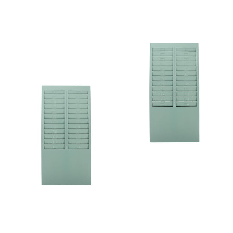 2pcs Attendance Recorder Punch Time Rack Wall Mounted Cards Holder Attendance Holder for Time Cards - Image 4