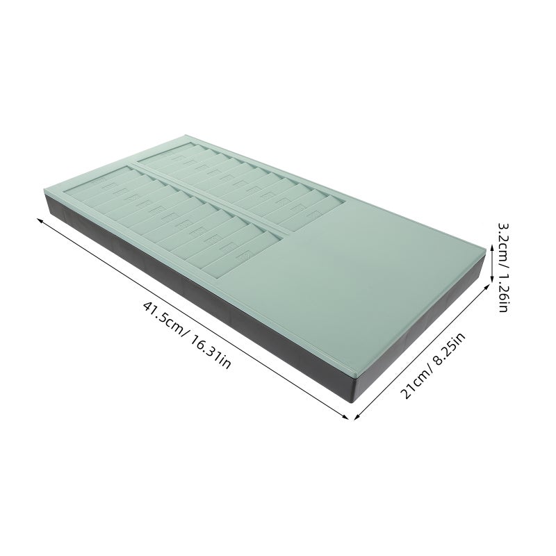 2pcs Attendance Recorder Punch Time Rack Wall Mounted Cards Holder Attendance Holder for Time Cards - Image 2