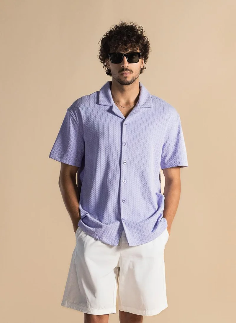 SHAPES TEXTURED COMFORT SHIRT