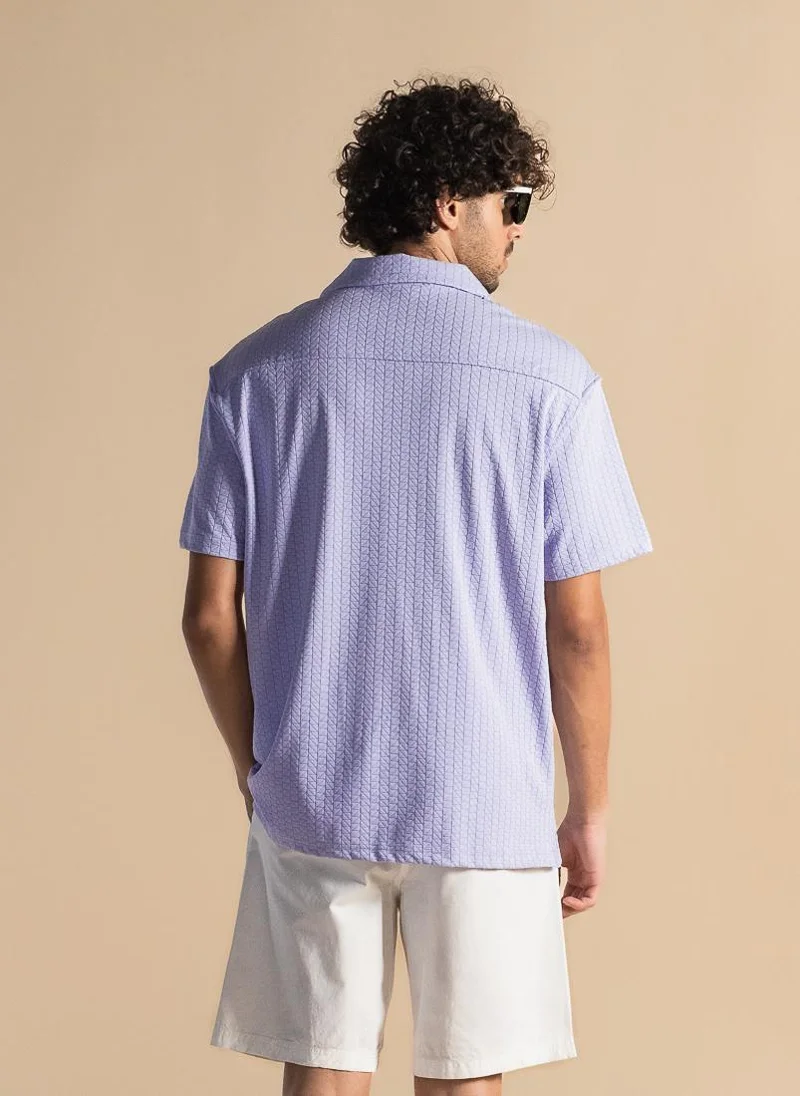 SHAPES TEXTURED COMFORT SHIRT