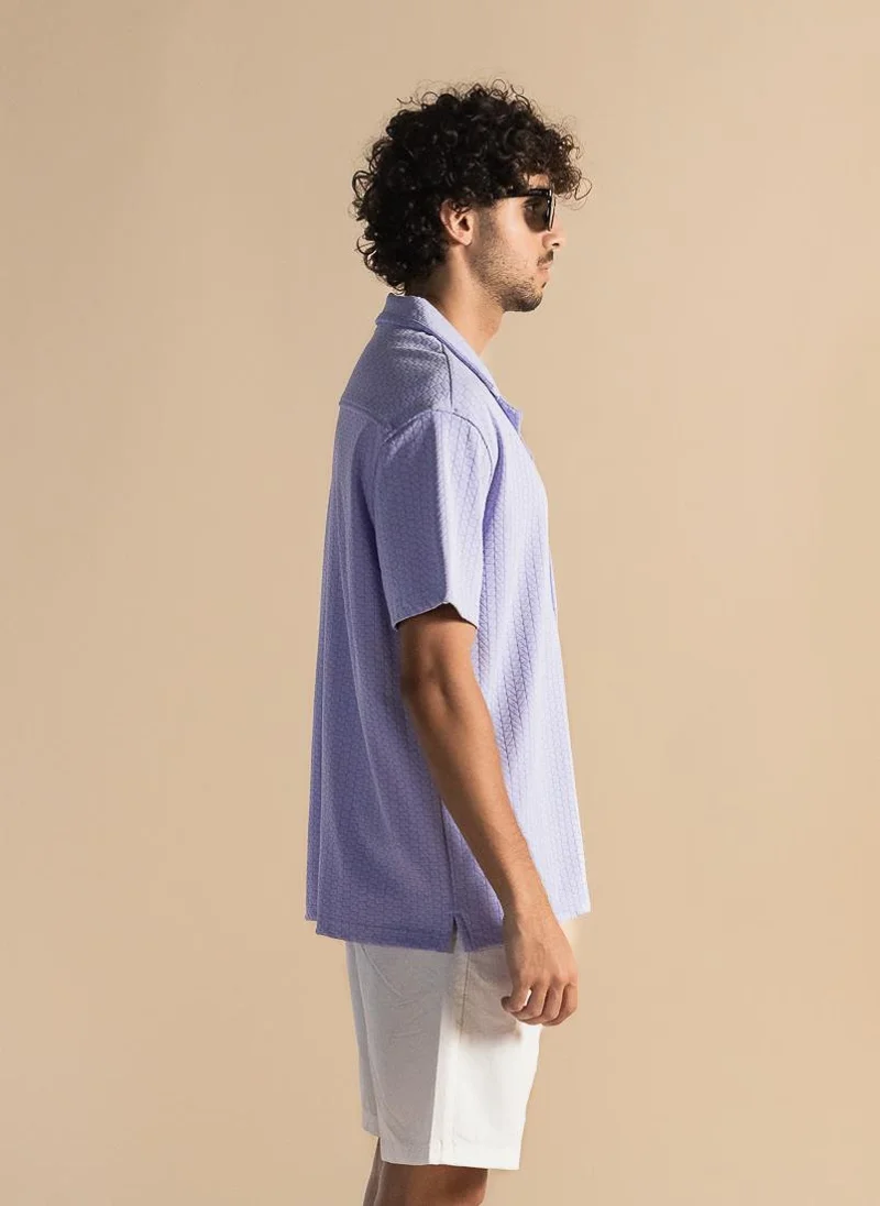 SHAPES TEXTURED COMFORT SHIRT