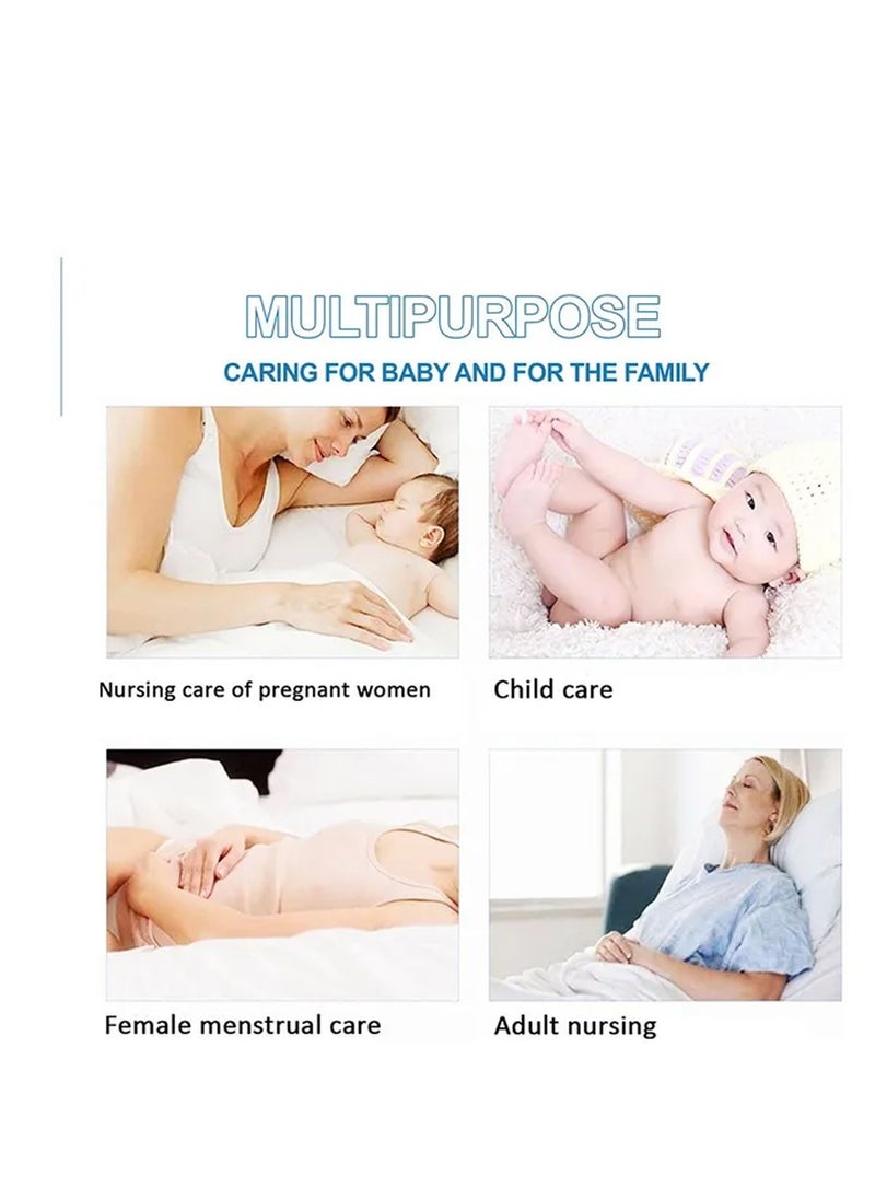 A TO Z A to Z - Disposable Changing Mat size (45cm x 60cm) Large- Premium Quality for Baby Soft Ultra Absorbent Waterproof - Large Pack of 70 - Pink  - Image 4