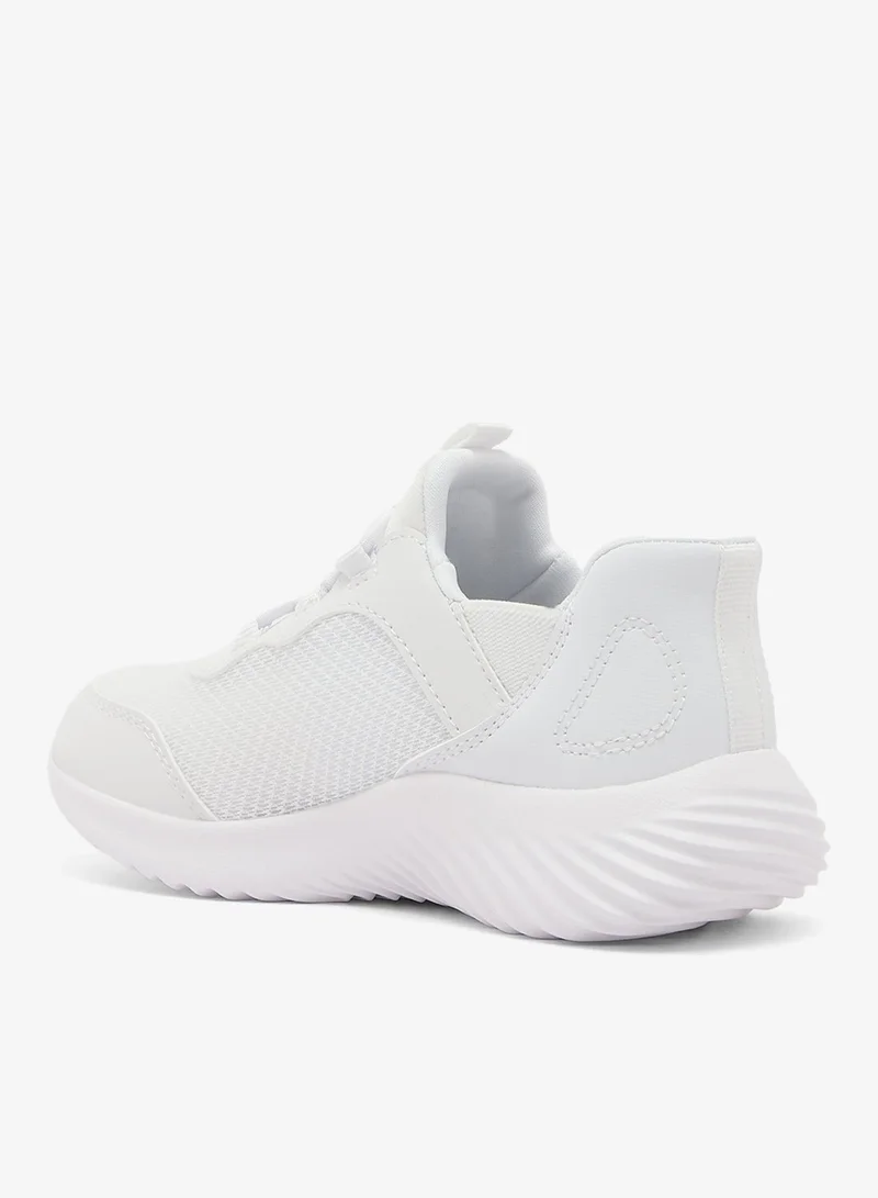 Skechers WHITE SYNTHETIC / TEXTILE / WHITE TRIM Infant Bounder for Men | Best Price UAE
