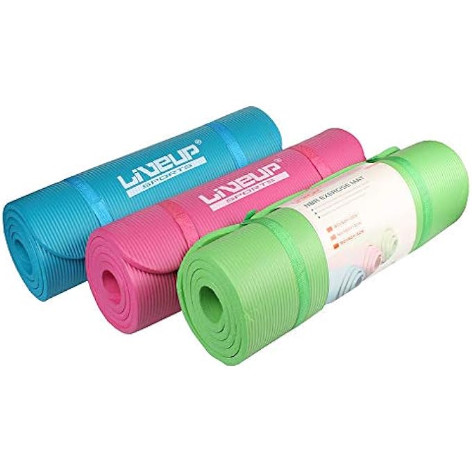 Liveup Sports Nbr Yoga Mat - Blue - Image 5