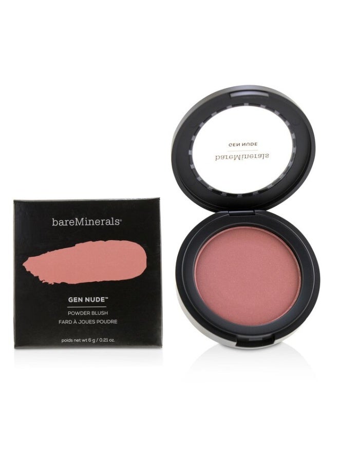 Bare Minerals Gen Nude Powder Blush Color On The Mauve 6g - Image 2