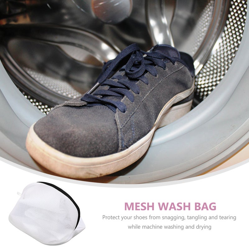 Shoe Laundry Bags with Zippered Mesh for Safe Washing and Drying - Image 3