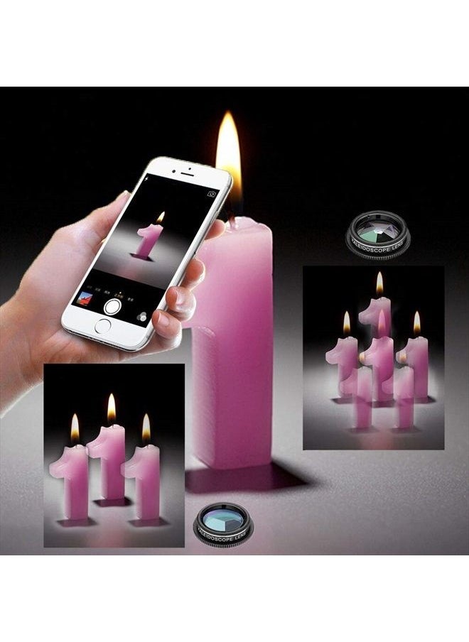 Godefa - Phone Camera Lens Kit, 14 in 1 Lenses with Selfie Light for iPhone 14 13 12 11 Xs X Pro Samsung and Other Andriod Smartphone, Universal Clip on Wide Angle+Macro+ Fisheye Camera Lenses - Image 1