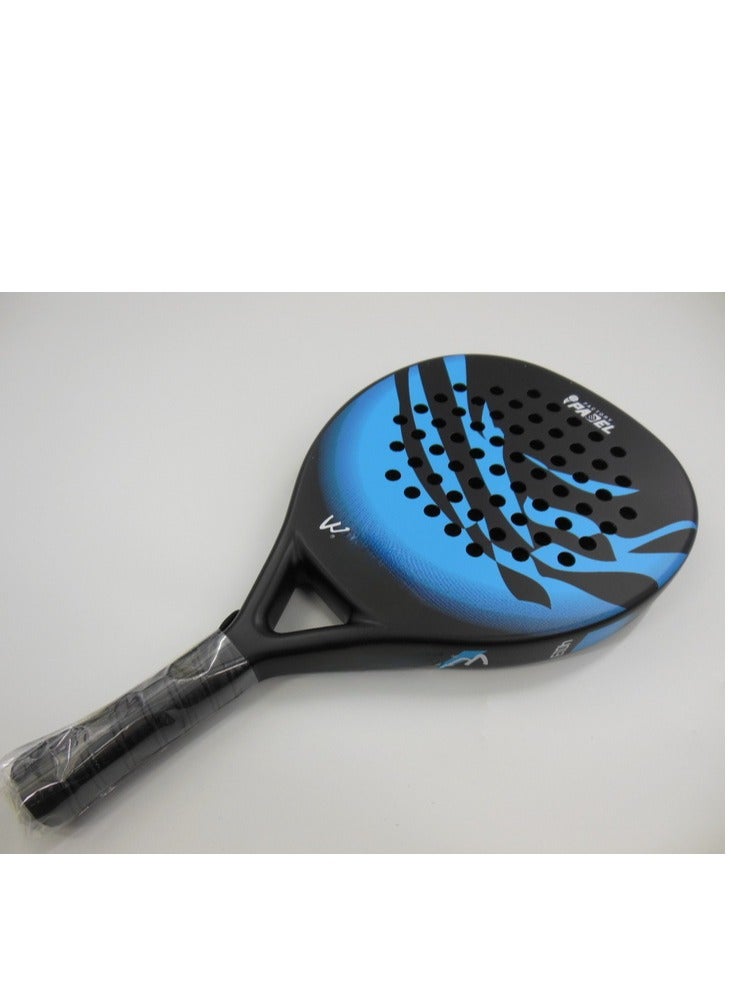Generic PRO Carbon Fiber Padel Racket - Ultra Light EVA Foam Core & Stunning Blue/White Beach Design!  - Image 5