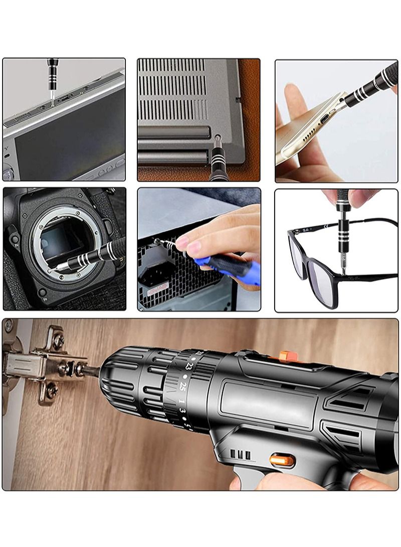 كوول أداة إصلاح إلكترونيات 200 in-1 Precision Magnetic Screwdriver Kit للكمبيوتر والهاتف المحمول ووحدة التحكم في اللعبة والكمبيوتر الشخصي والكمبيوتر اللوحي - Image 5