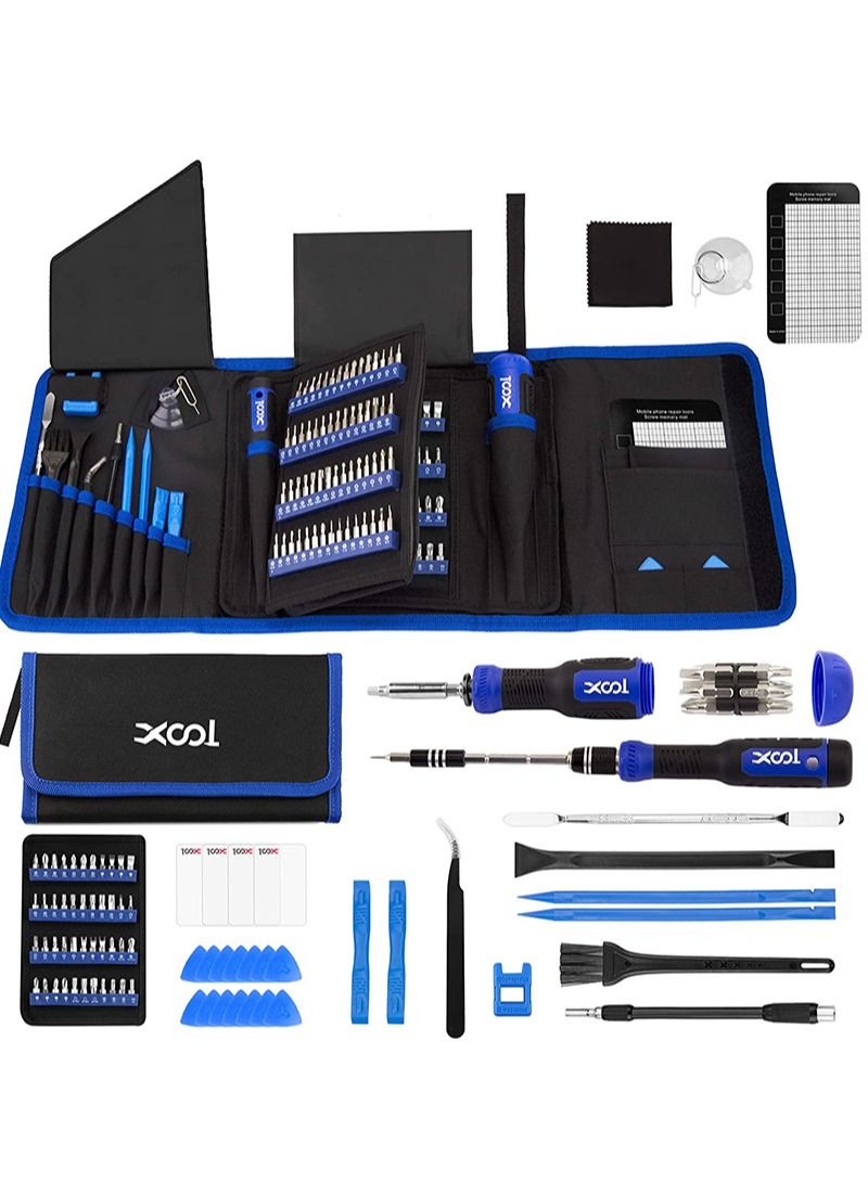 كوول أداة إصلاح إلكترونيات 200 in-1 Precision Magnetic Screwdriver Kit للكمبيوتر والهاتف المحمول ووحدة التحكم في اللعبة والكمبيوتر الشخصي والكمبيوتر اللوحي - Image 1