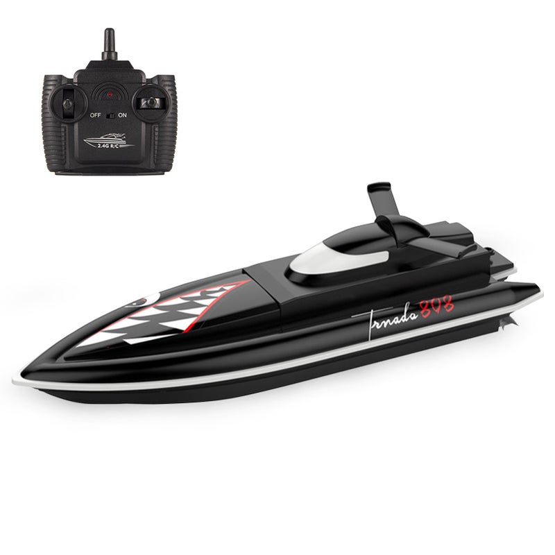 RC Boat Remote Control Boat High Speed RC Boat 25Km/h 2.4GHz Waterproof Toy  Racing Boat Gift for Kids - Image 1