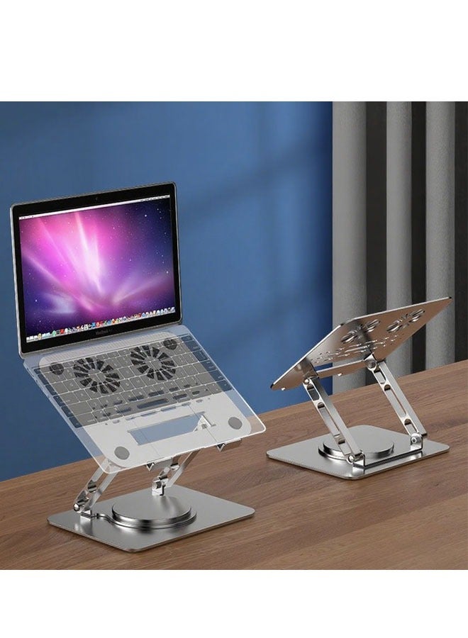 Bukela Laptop Stand, Adjustable Computer Stand, Ergonomic Laptop Stand With 360° Rotating Base Laptop Stand, Compatible With All 10-17 Inch Laptops - Image 1