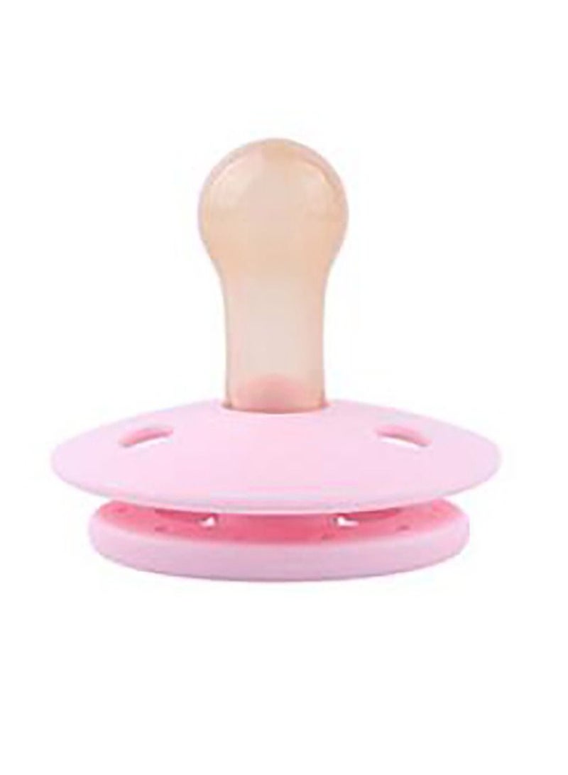 Natural Rubber Baby Pacifier Pack of 2 - Blue/Pink - Image 4