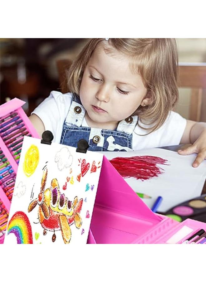 Generic H & B Art & Drawing kit for Kids, 208 PCS Pink  - Image 2