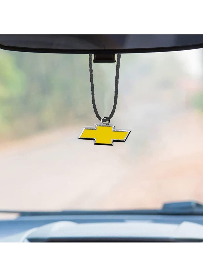 FJ Mirror Hanging Pendant Metal Mini Car Decoration Chain Pendant 1 Pcs Chevrolet Logo Pendant - Image 4
