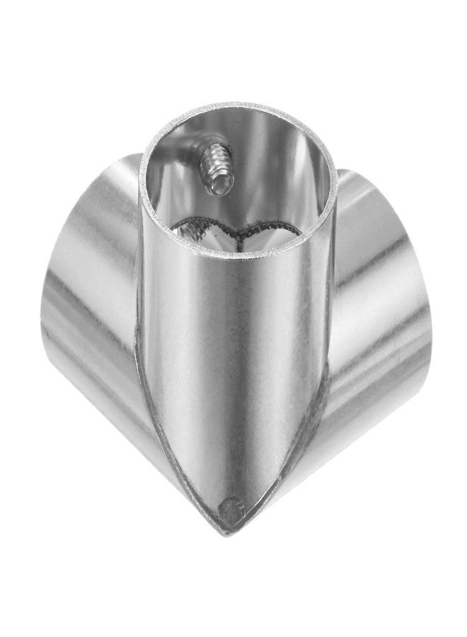 M METERXITY 4-Pack Structural Pipe Connector, Right Angle Tee Pipe Fittings Stainless Steel Pipe Connector for OD 1" or 25MM Pipe, Conduit Connectors - Image 5
