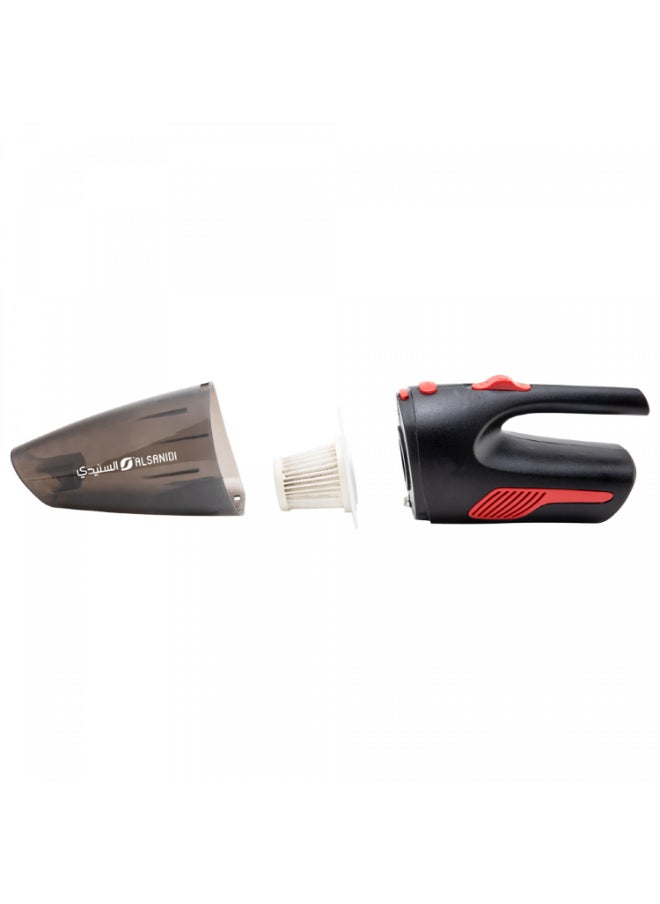 AL SANIDI Portable Electric Vacuum Cleaner Handheld Vacuum Cleaner BlackxRed capacity 120 Watt  - Image 2