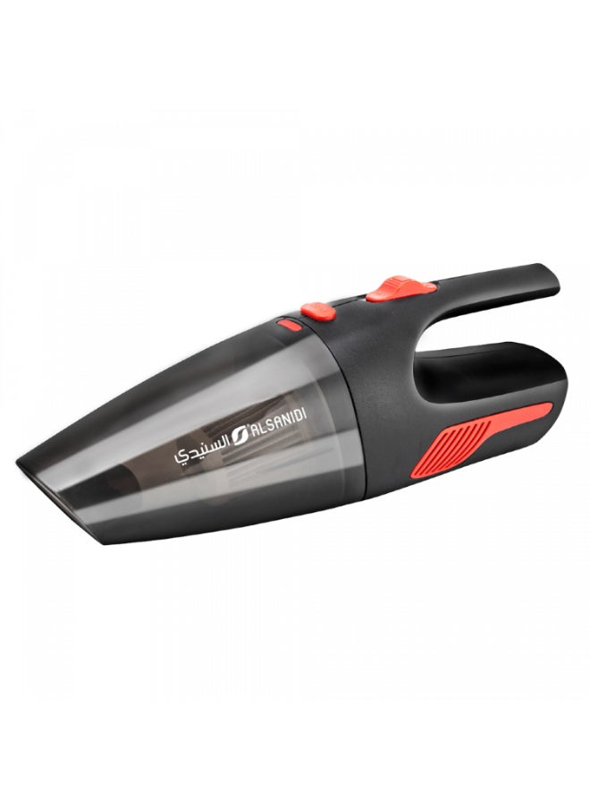 AL SANIDI Portable Electric Vacuum Cleaner Handheld Vacuum Cleaner BlackxRed capacity 120 Watt  - Image 1