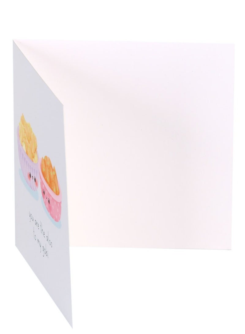 Peacock Supplies Food Couples Greeting Card Aloo And Gobi - Image 5