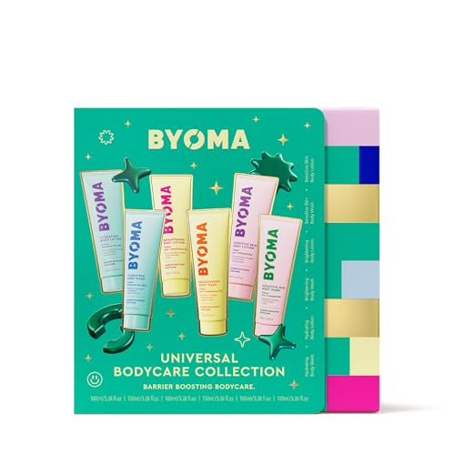 BYOMA Body Care Trial and Travel Kit 6Piece Set Support the Skin Barrier with Hydrating Brightening and Sensitive Travel Size Body Wash and Lotion - Image 1