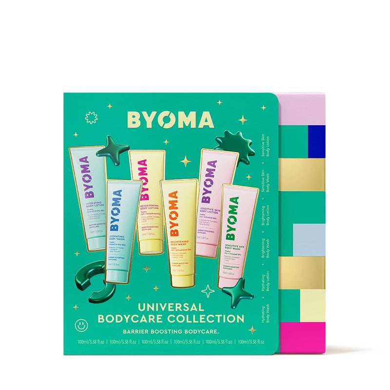 BYOMA Body Care Trial and Travel Kit 6Piece Set Support the Skin Barrier with Hydrating Brightening and Sensitive Travel Size Body Wash and Lotion - Image 2