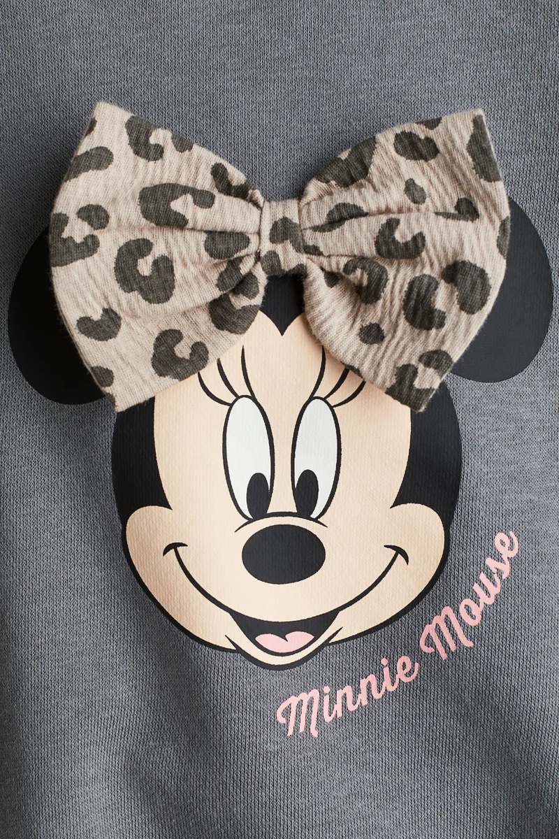 H&M Printed brushed-inside sweatshirt