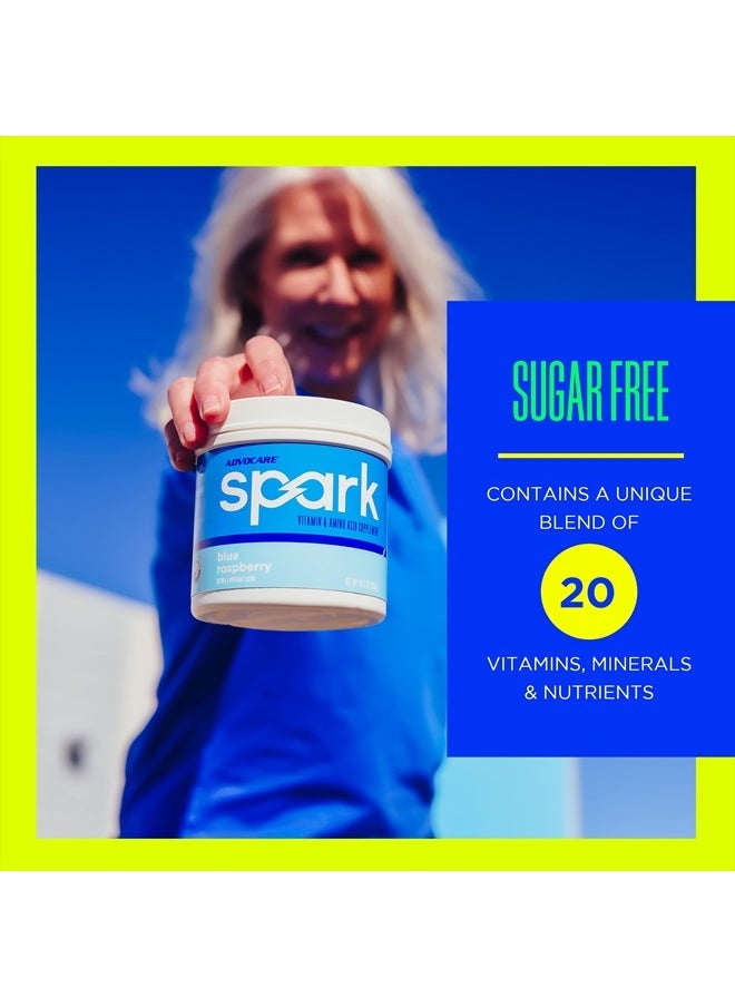 AdvoCare Spark Vitamin & Amino Acid Supplement - Focus & Energy Supplement Mix - Powdered Energy Supplement Mix - Powder Supplement Mix - Amino Acids - Blue Raspberry - 10.5 oz  - Image 4