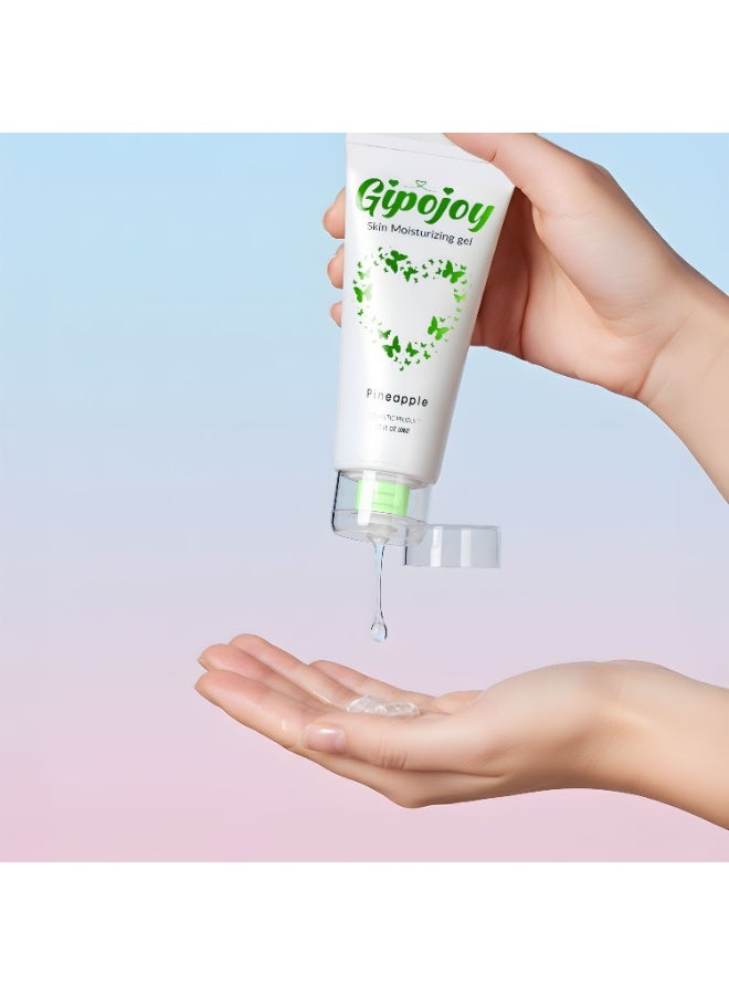 جي بي أتش چيبوچوي چل حميمي مائي بالألوفيرا والبابونج، بتركيبة ناعمة غير لاصقة ومتوازنة الحموضة، مناسبة للاستخدام مع الواقي الذكري، 50 مل (بنكهة الأناناس) - Image 2