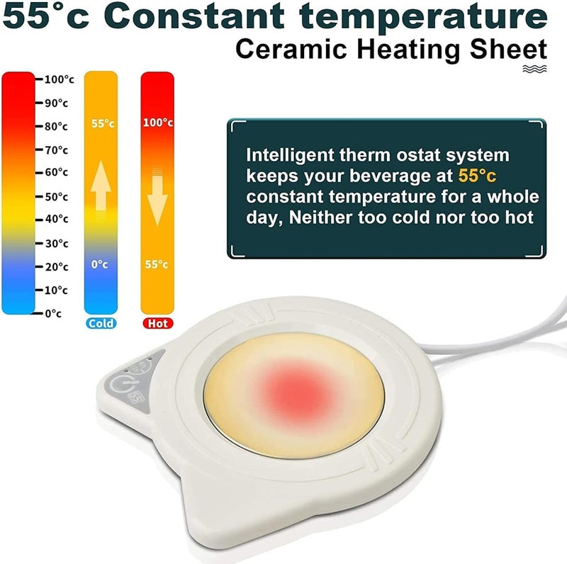 Azonee Electric Coffee Mug Warmer & Beverage Heater with Auto Shut Off - Image 5