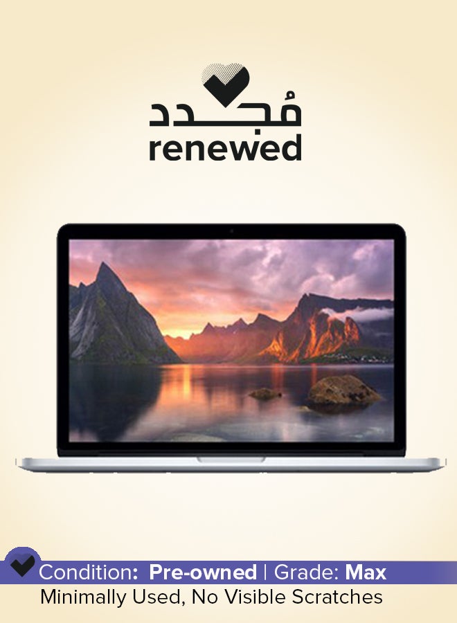 ابل  تم تجديده - كمبيوتر محمول Macbook Pro A1502 (2015) بشاشة عالية الدقة مقاس 13.3 بوصة، ومعالج Core i5/الجيل الخامس/ذاكرة وصول عشوائي سعة 16 جيجابايت/محرك أقراص SSD سعة 256 جيجابايت/بطاقة رسومات Iris 6100 - Image 1