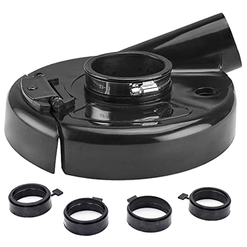 SDRTOP Dust Shroud Angle Grinder 7 Inch Dustless Vacuum Universal Surface Cover with 4pcs Locating Ring,for Concrete Stone Granite - Image 1