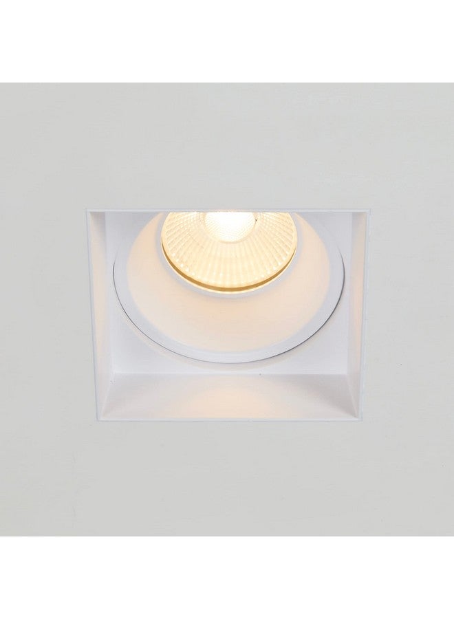 Maxxima 4” Trimless Ultra-Thin Recessed Anti-Glare LED Downlight Canless IC Rated 1000 Lumens 5 Color Temperature Selectable 2700K/3000K/3500K/4000K/5000K Dimmable 90 CRI 5 CCT Square Slim J-Box Incl. - Image 3