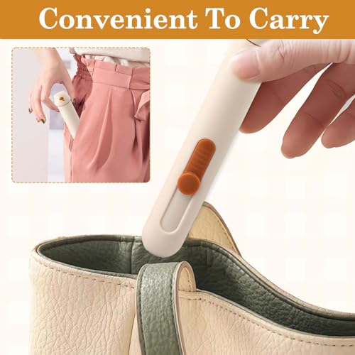 TecoKart® 2 in 1 Needle Threader Tool with Seam Ripper, Thread Inserter, Stitch Opener 3 in 1 Multifunction, Threading Device for Handcraft - Beige - Image 4