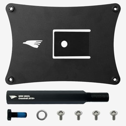 Mavnai License Plate Relocation Kit, Fits For Subaru WRX 2022+/Crosstrek 2018+, Mounts to OEM Front Tow Hook, Avoid Drilling Holes in The Front Bumper, Includes All Necessary Hardware for Installation - Image 1