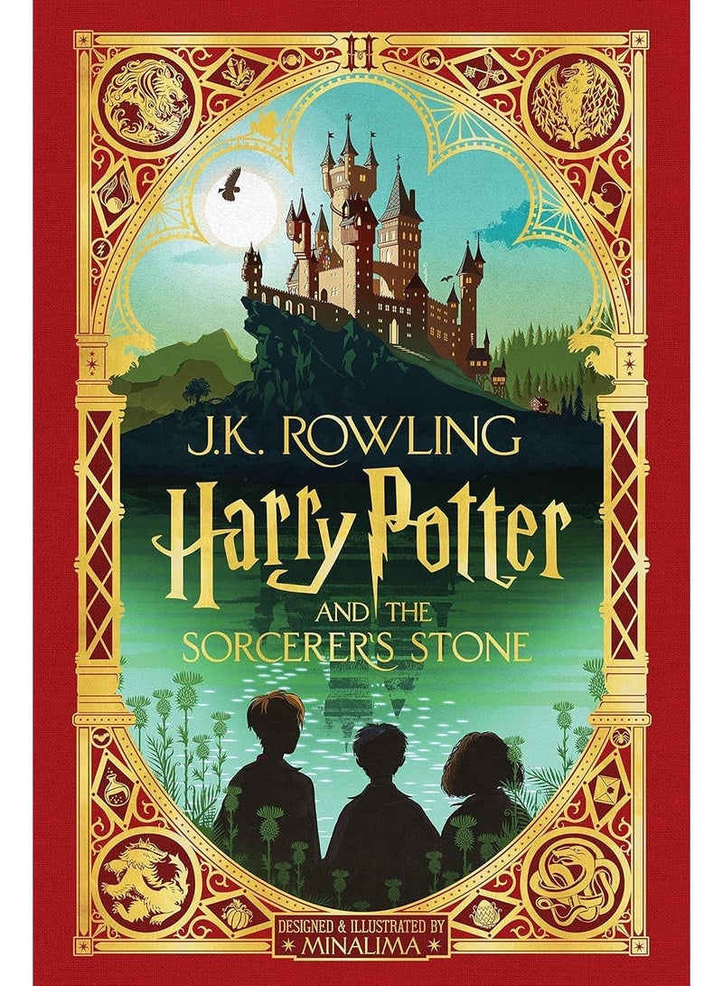 Harry Potter and the Sorcerer's Stone | Authored by J. K. Rowling, Minalima Design | Hardcover | Published by Scholastic Inc